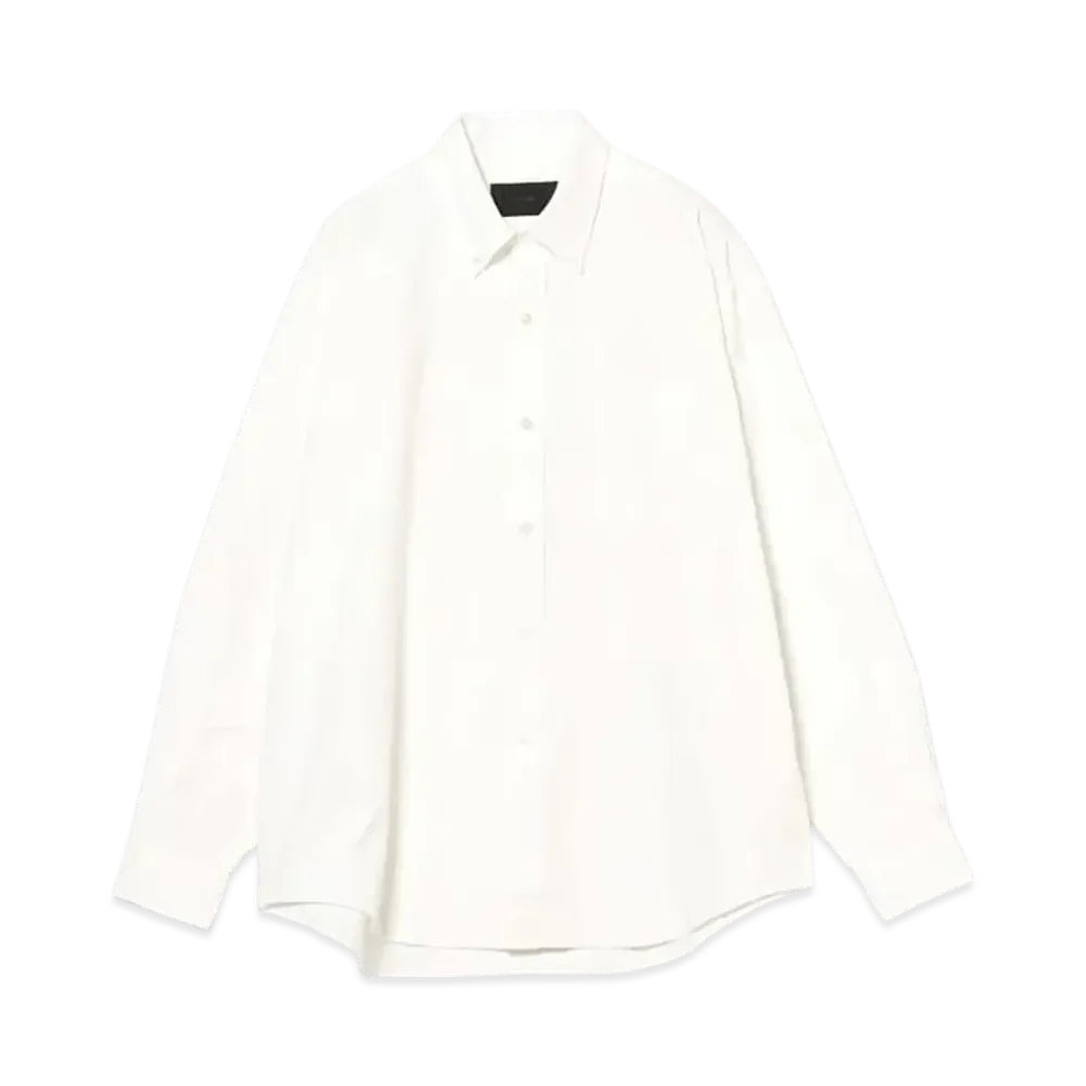 BEAMS Suvin Cotton Oxford B.D. Shirt "White"