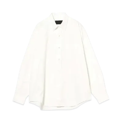 BEAMS Suvin Cotton Oxford B.D. Shirt "White"