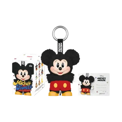 POP MART DISNEY Mickey Family Cute Together Series Plush Keychain Mickey
