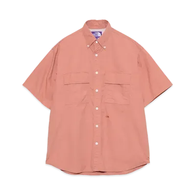 The North Face PURPLE LABEL Button Down Field S/S Shirt "Pink Ginger"