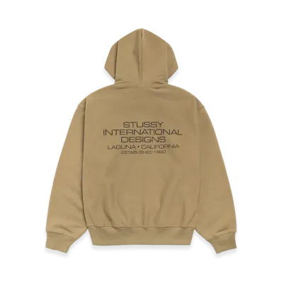 Stussy International Designs Zip Hoodie "Army"