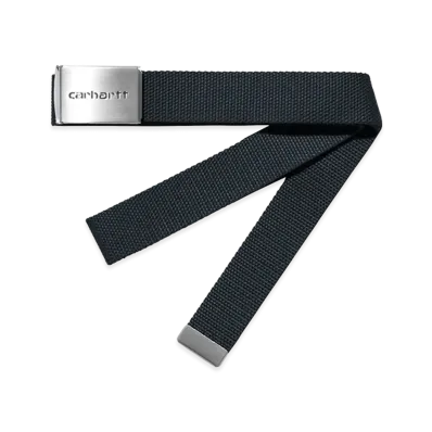 Carhartt WIP Clip Belt Chrome "Deep Night"