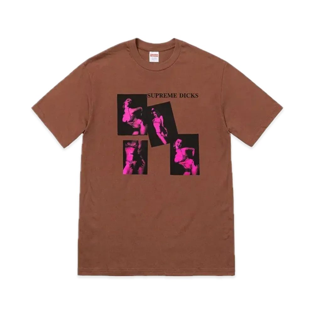 Supreme Dicks Tee "Brown"