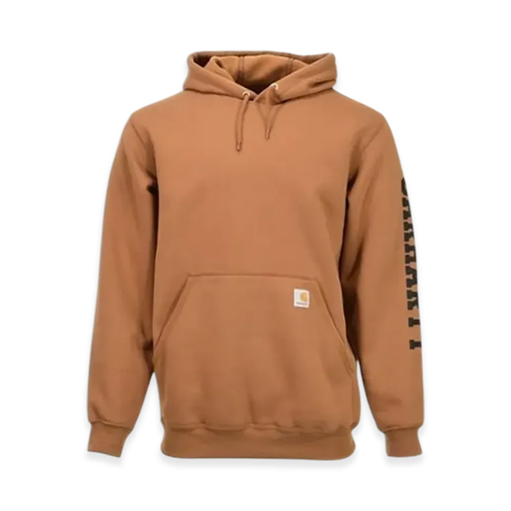 Carhartt Loose Fit Midweight Logo Sleeve Graphic Sweatshirt "Carhartt Brown"