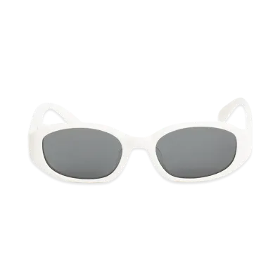 Stussy Roman Sunglasses "Bone/Black Lens"