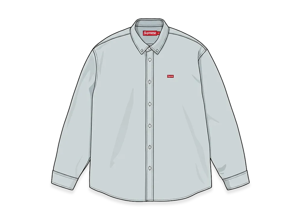Supreme Small Box Denim Shirt "Light Indigo"