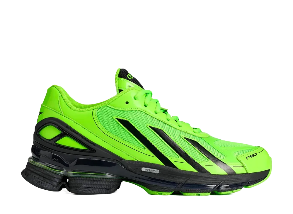 Sp5der × adidas Adizero F50 "Solar Green"