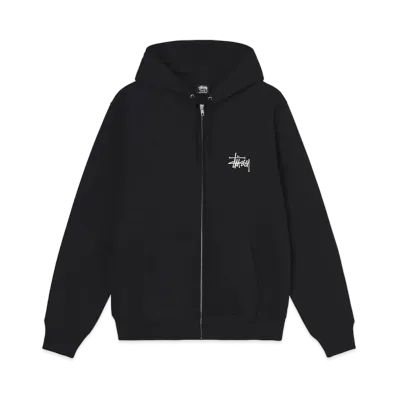Stussy BASIC STUSSY ZIP HOODIE "Black"