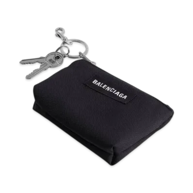 BALENCIAGA Charm Zip Pouch "Black"