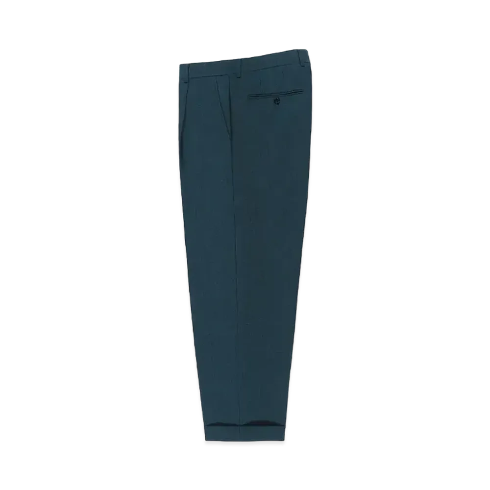 WACKO MARIA Dormeuil / Pleated Trousers (Type-2) "Blue"