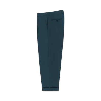 WACKO MARIA Dormeuil / Pleated Trousers (Type-2) "Blue"