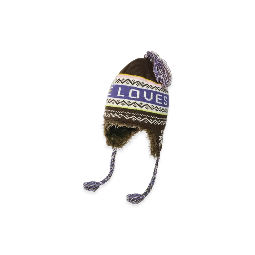 PALACE Loves Me Peruvian Beanie "Brown"