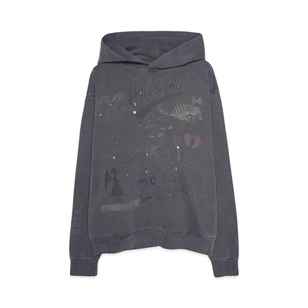 SOMEIT W.O.G VINTAGE HOODIE "STONE GREY"
