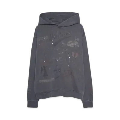 SOMEIT W.O.G VINTAGE HOODIE "STONE GREY"