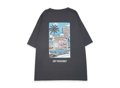 VAULTROOM Got Passcode Tee "Charcoal"