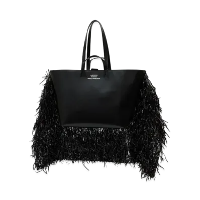 UNDERCOVER Cowhide Leather Tote Bag "Black"