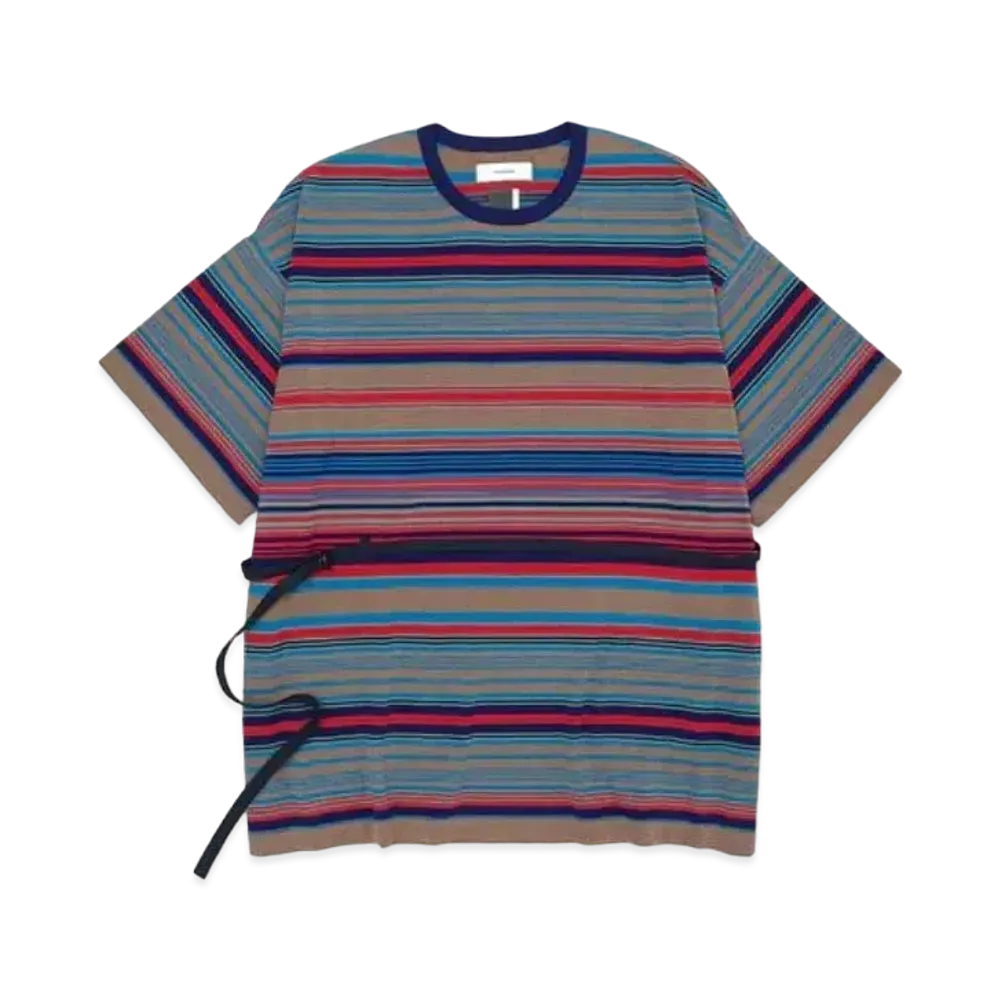 FACETASM Belted Knit Tee "Beige"