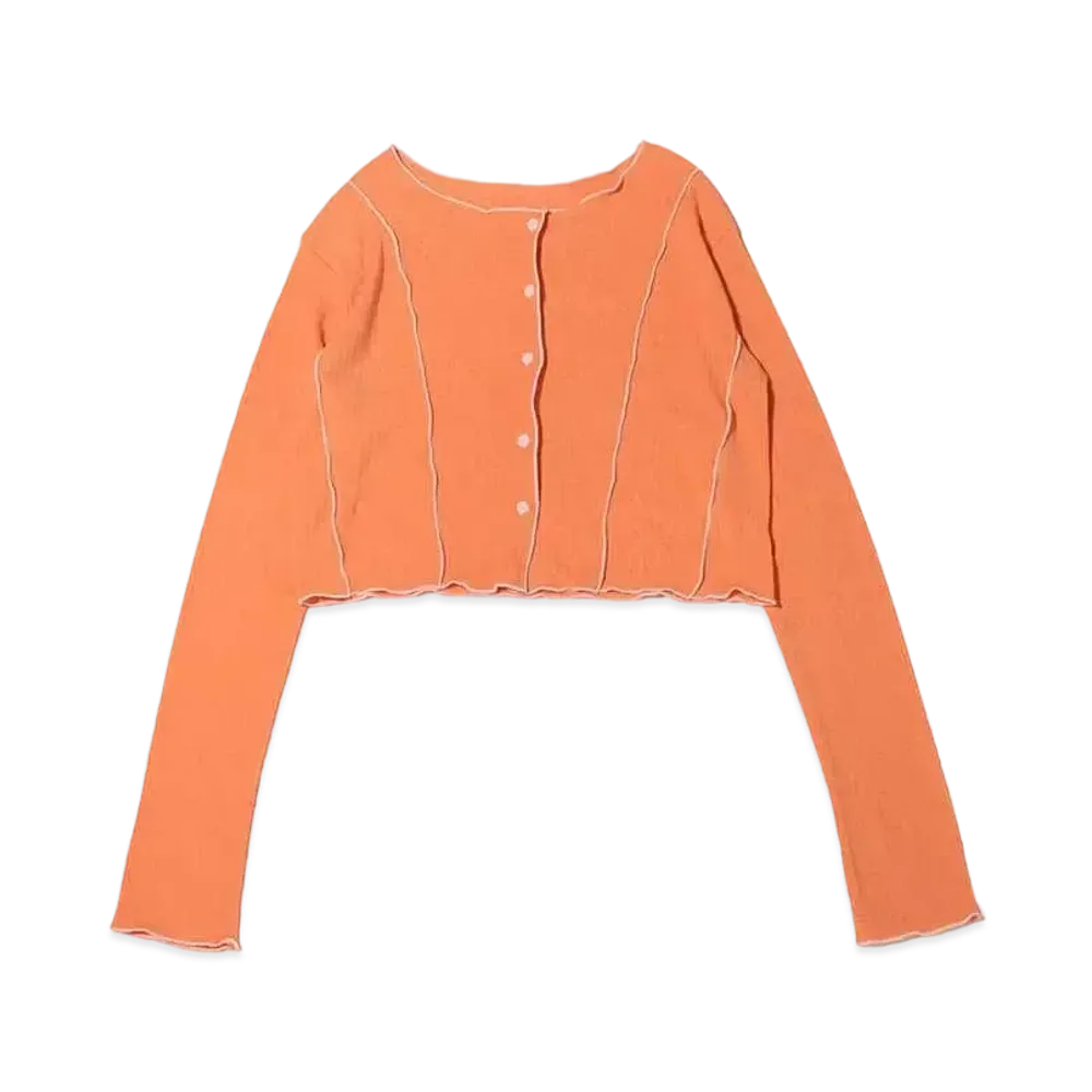 atmos pink Mellow Cardigan Tops "Orange"