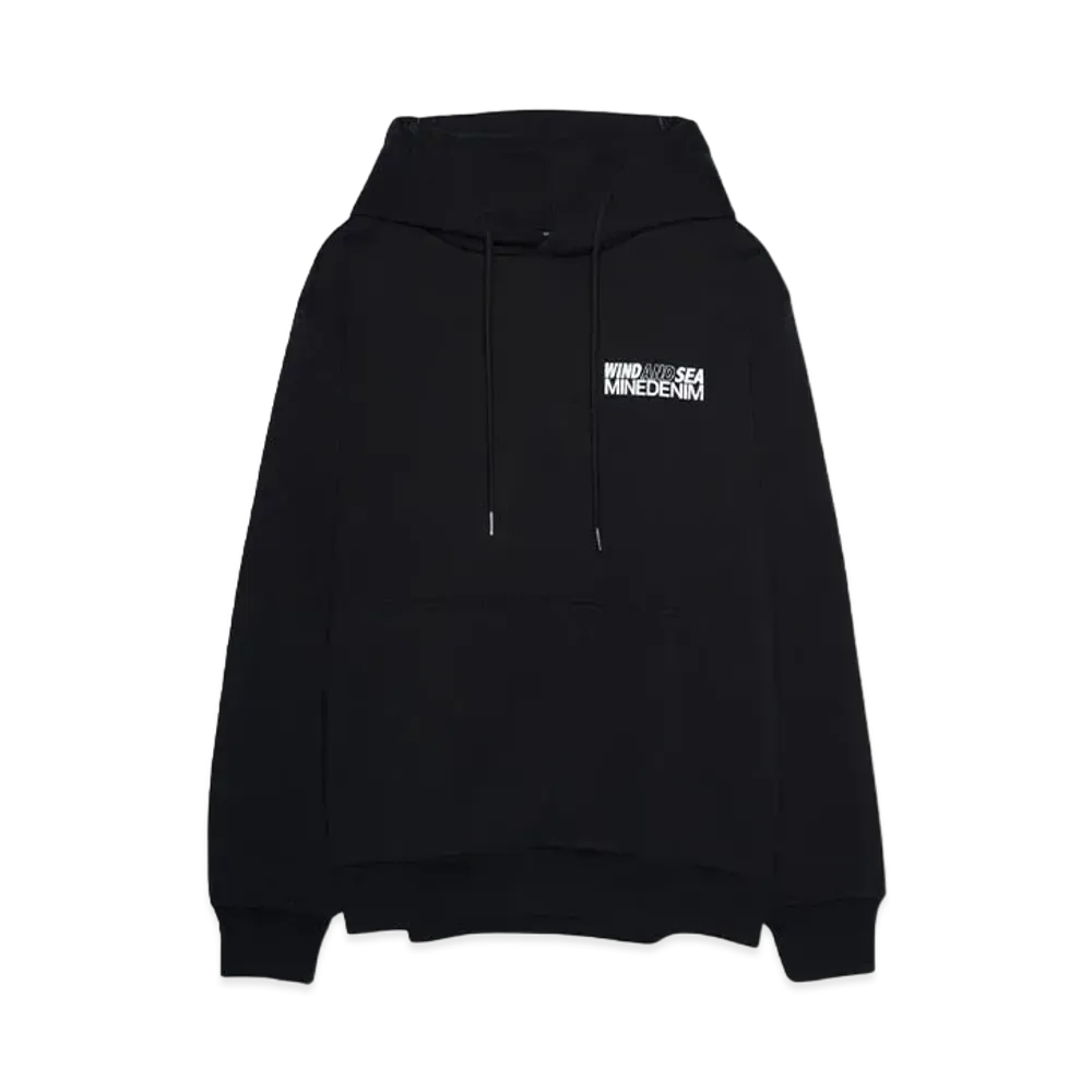 WIND AND SEA x MINEDENIM Photo Hoodie "BLACK"