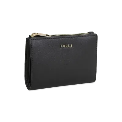 FURLA Classic S Bi-Fold S Z/W Wallet "Black"