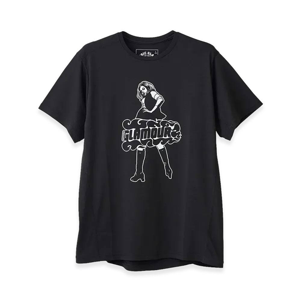 HYSTERIC GLAMOUR Vixen Girl Functional T-Shirt "Black"