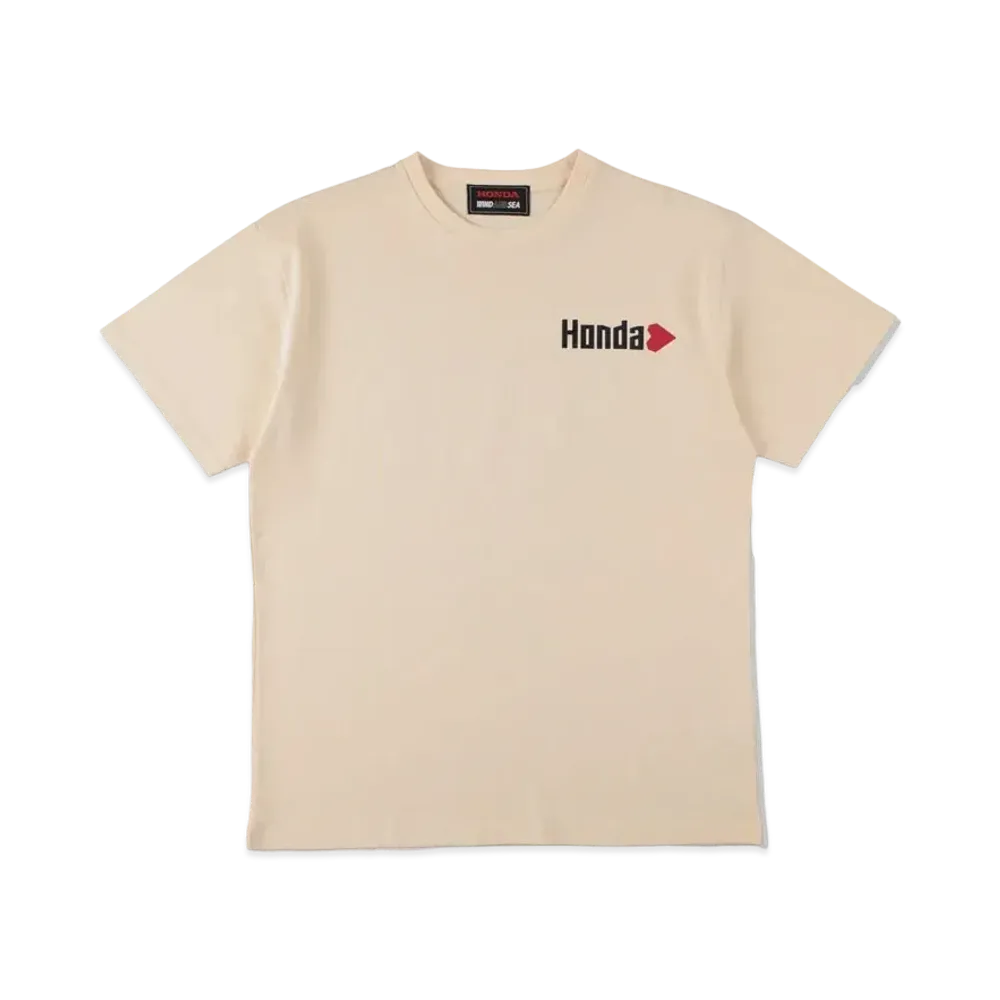 WIND AND SEA x HONDAHEART (HEART-S_E_A) S/S Tee "Ecru"