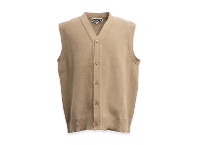 COMME des GARCONS CDG Oversized Cardigan Vest "Beige"