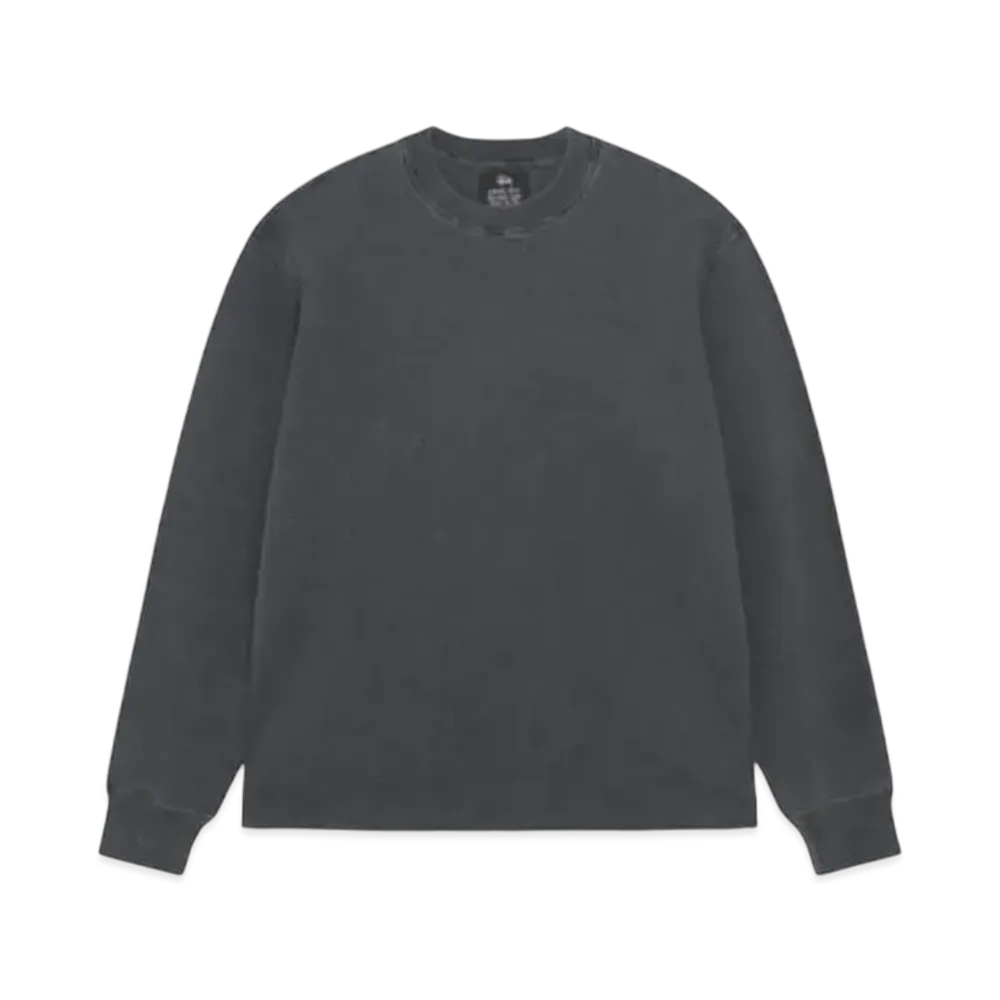 Stussy Garment Dyed LS Thermal "Black"