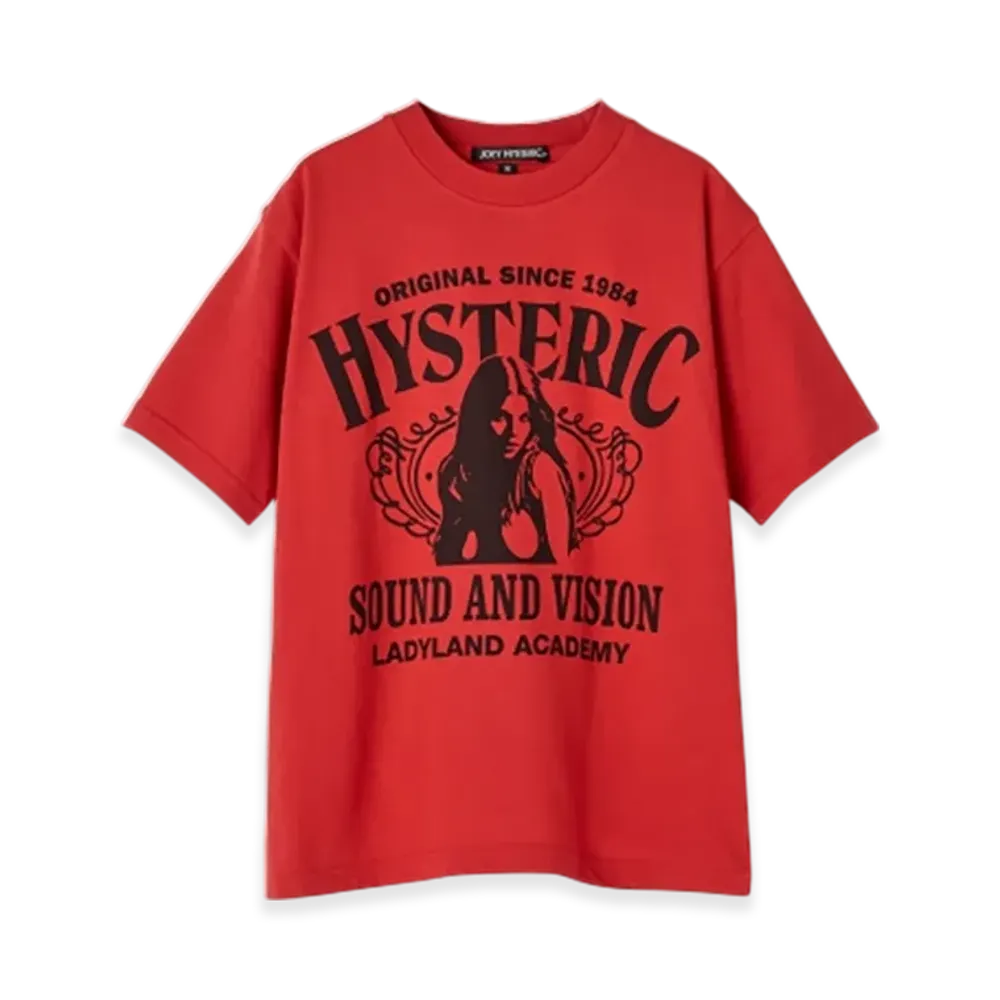 HYSTERIC GLAMOUR Ladyland Academy T-Shirt "Red"