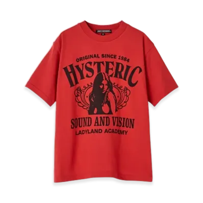 HYSTERIC GLAMOUR Ladyland Academy T-Shirt "Red"