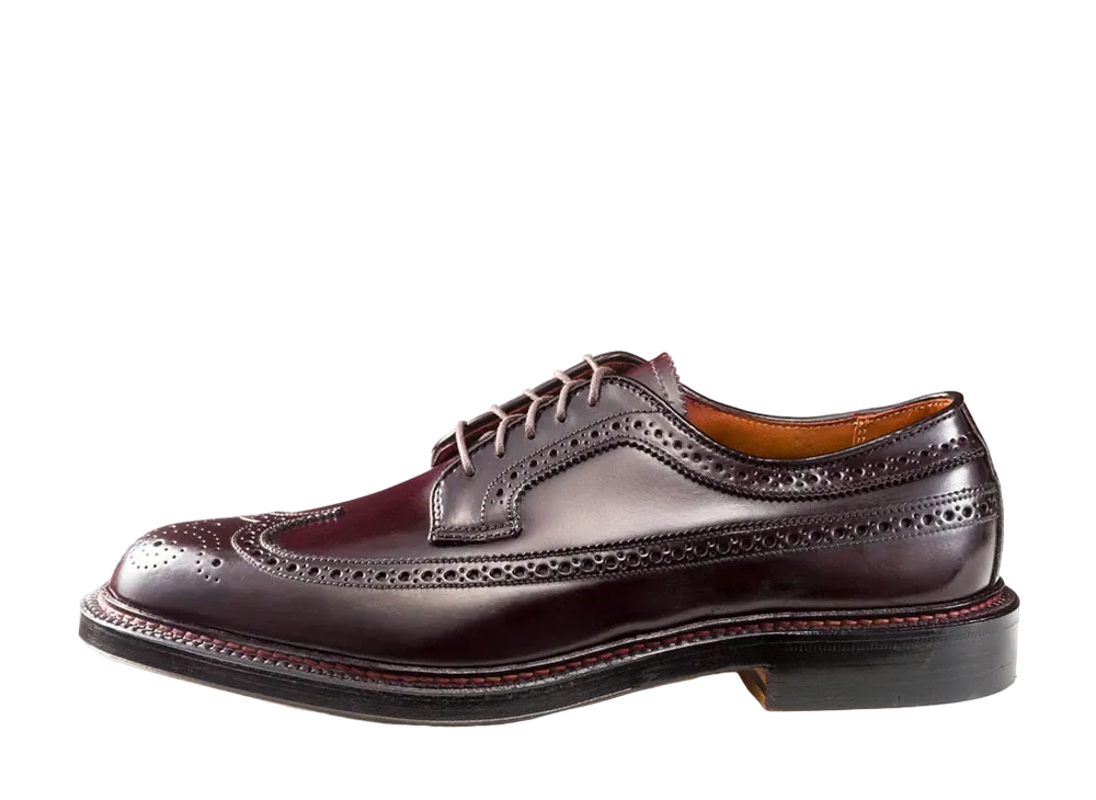 ALDEN Long Wing Barrie Shell Cordovan "#8 Dark Burgundy" 975 D Double Leather Sole
