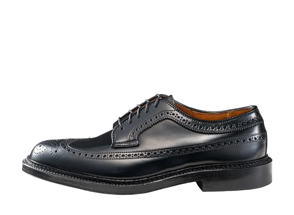 ALDEN Long Wing Barrie Shell Cordovan "Black" 9751 D Double Leather Sole