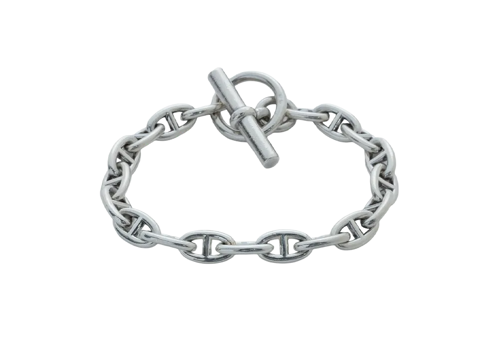 Hermes 90's Chaine d'ancre PM Bracelet "Silver"