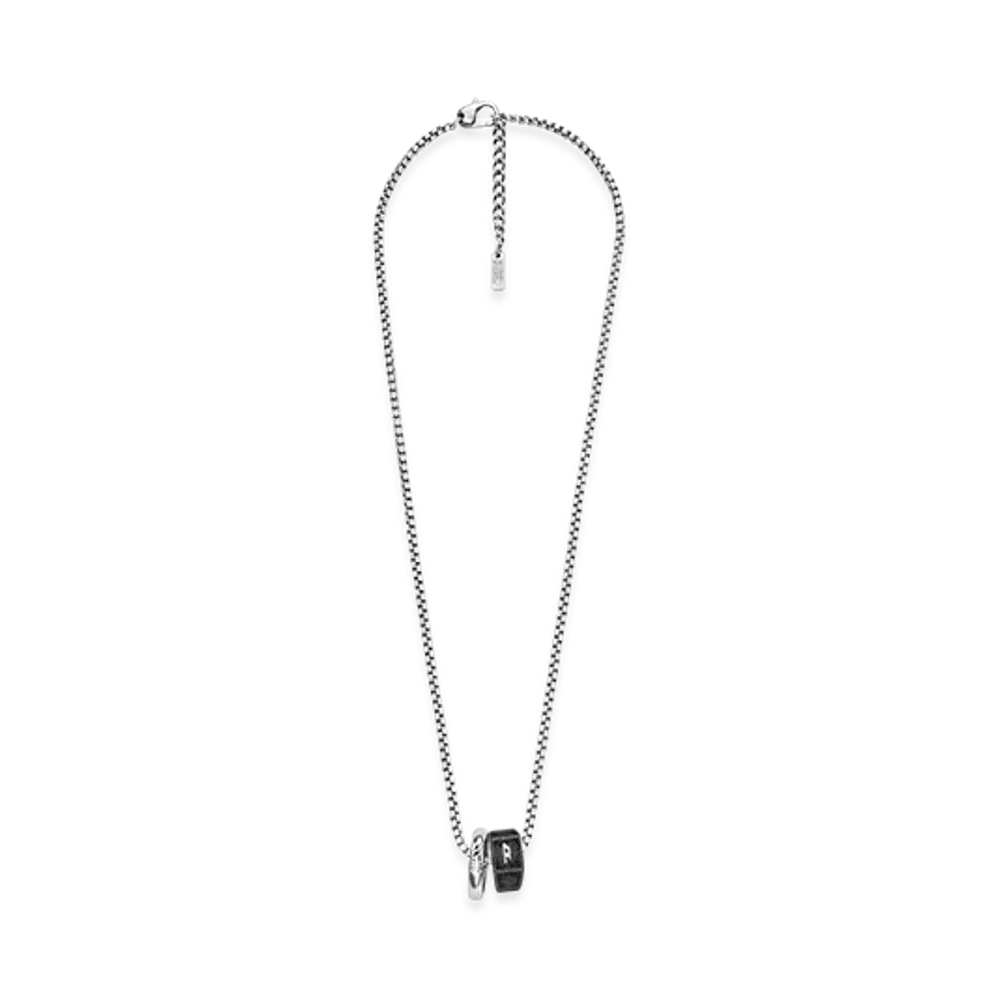 Diesel Dx1654set Stainless Steel Necklace And Earring Set "Silver"