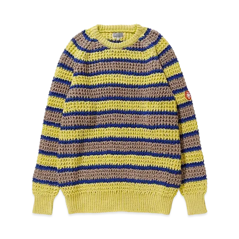 Cav Empt (C.E) STRIPE LOOSE WAFFLE KNIT #2 "Strlpe"