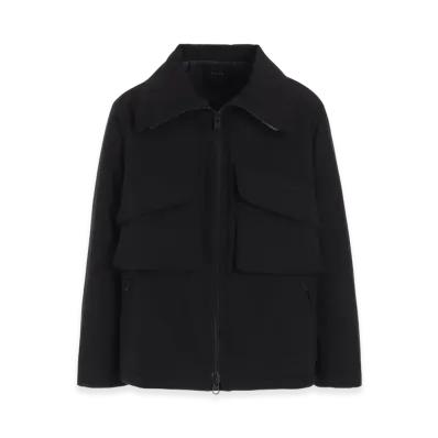 S'YTE Water-Repellent Stretch Taffeta Oversized Puffer Blouson "Black"