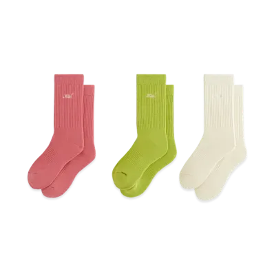 Kith Women Script Classic Crew Sock 3-Pack "Multi"
