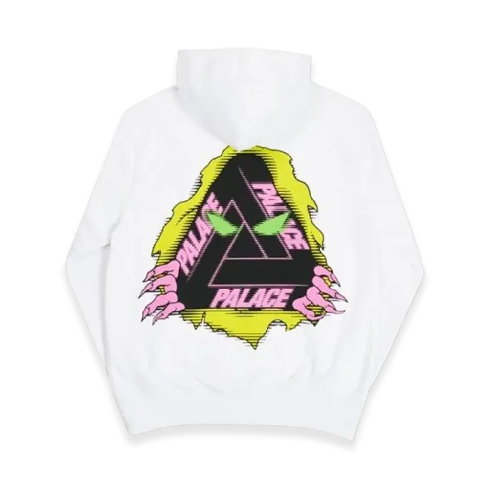 PALACE Tri-Ripper Hood "White"