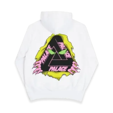 PALACE Tri-Ripper Hood "White"