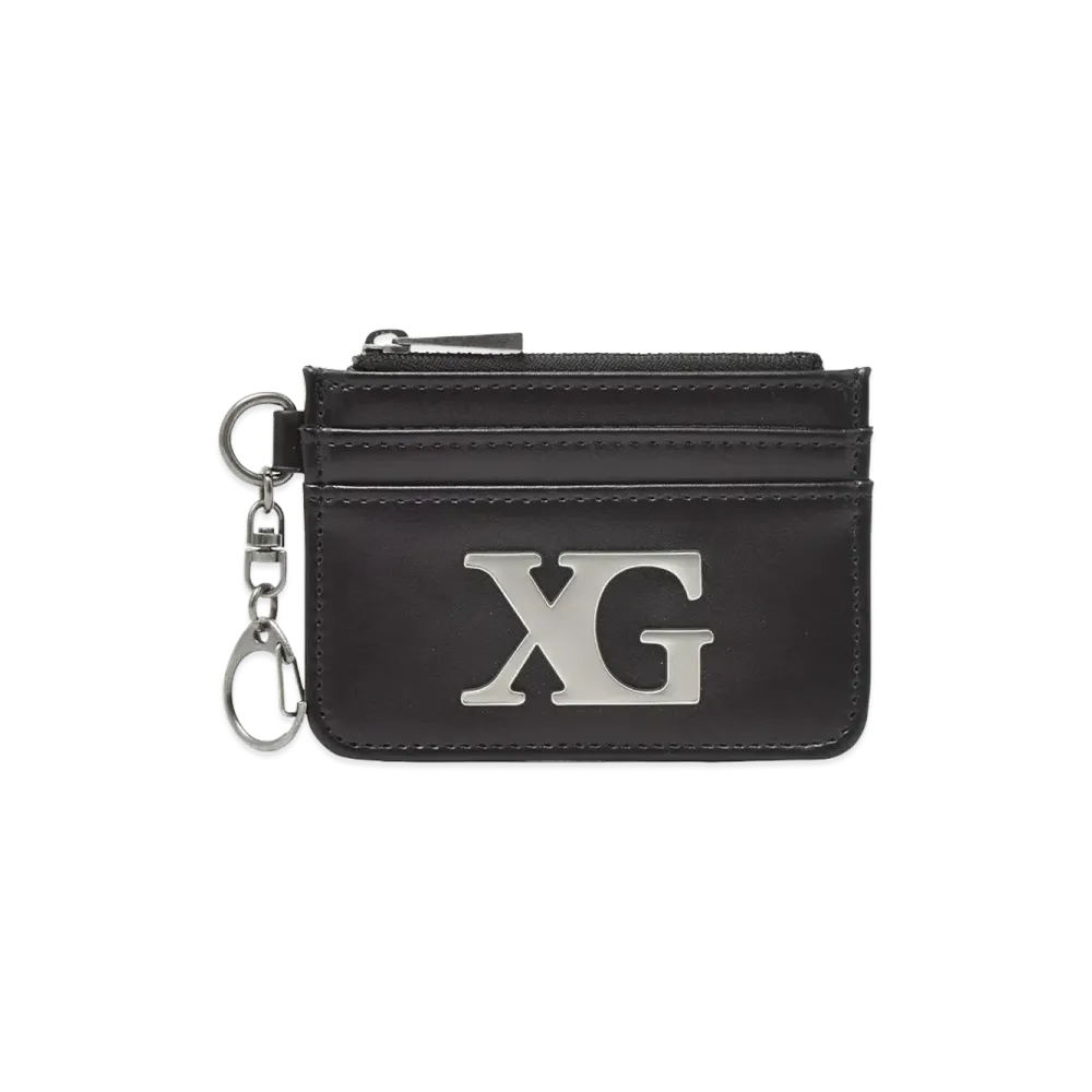 X-Girl Women's Xg Emblem Clasp Card Case "Black"