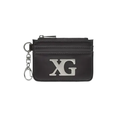 X-Girl Women's Xg Emblem Clasp Card Case "Black"