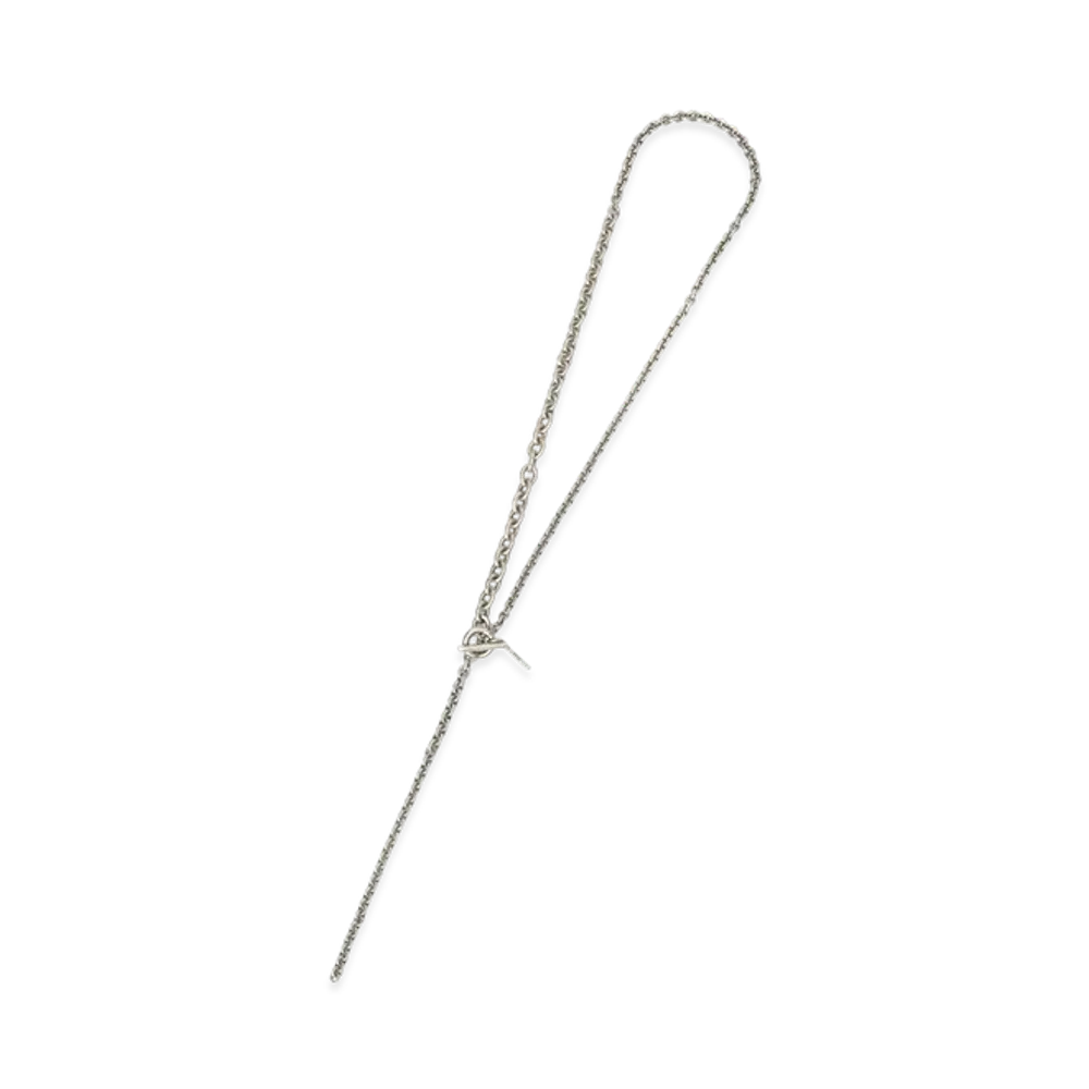 S'YTE Brass Chain Rosary Necklace "Silver"