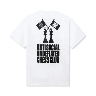 UNDEFEATED x Anti Social Social Club Chess Club Tee "White"