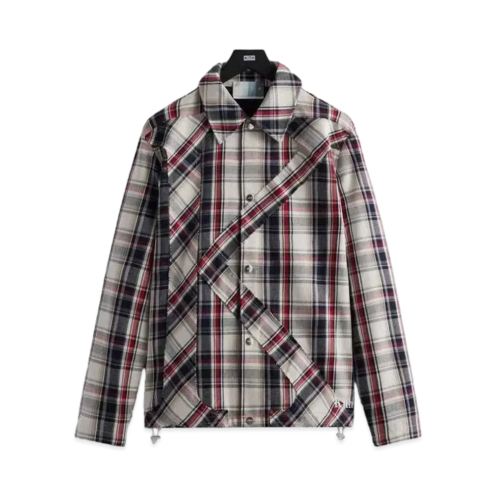 Kith Plaid Initial K Jacket "Oat" KHM010253