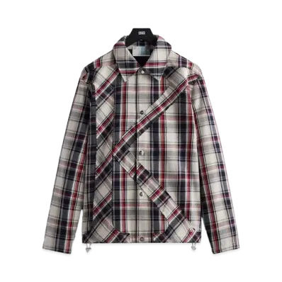 Kith Plaid Initial K Jacket "Oat" KHM010253