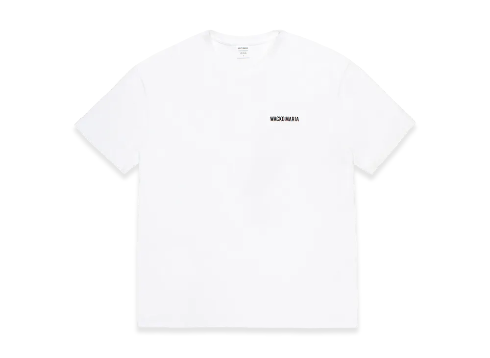WACKO MARIA Washed Heavy Weight T-Shirt "White"