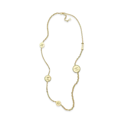 CHANEL Long Necklace Metal "Gold"