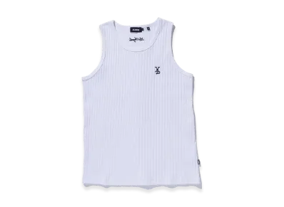 XLARGE Drop Needle Rib Tank Top "White"