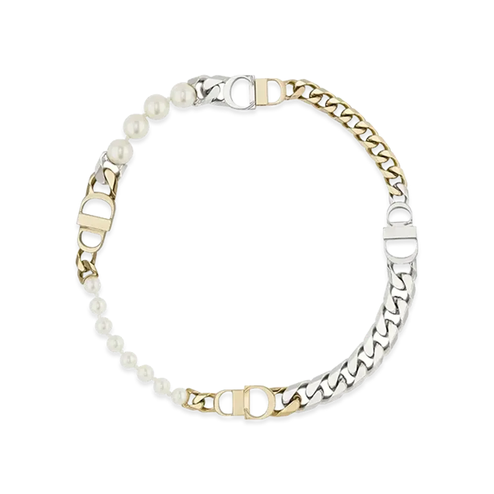 Dior x Sacai Necklace Brass & Resin Pearl