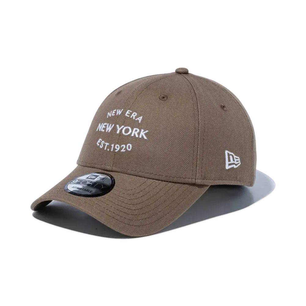 NEW ERA 9Forty Fabric Series New Era New York Herringbone "Olive"